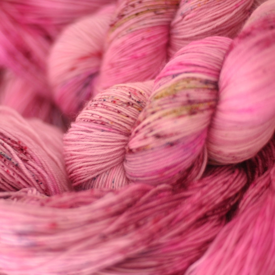 Hand-dyed yarn No.5 sock yarn "Nachtviolen"