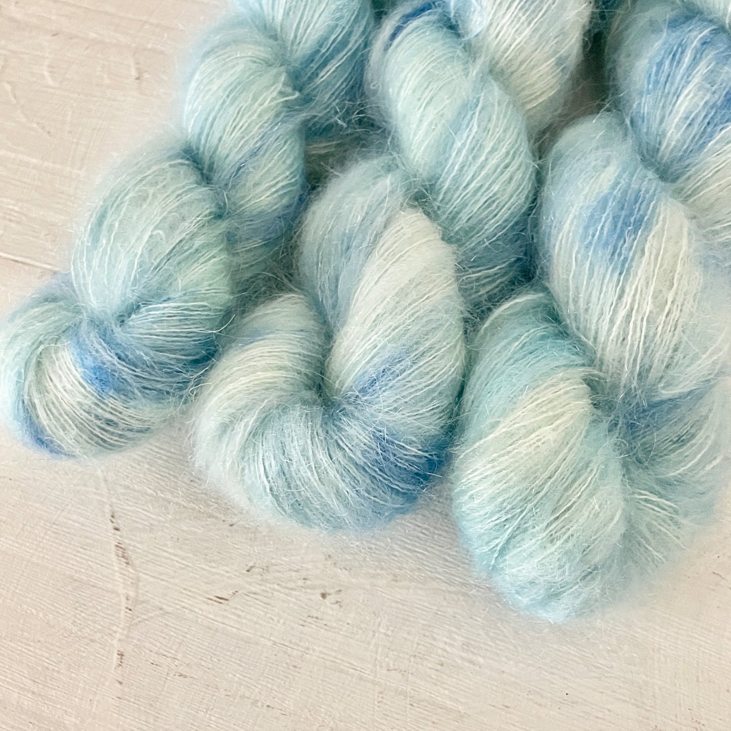 手染め糸 No.372 キッドモヘア&シルク「Méditation」