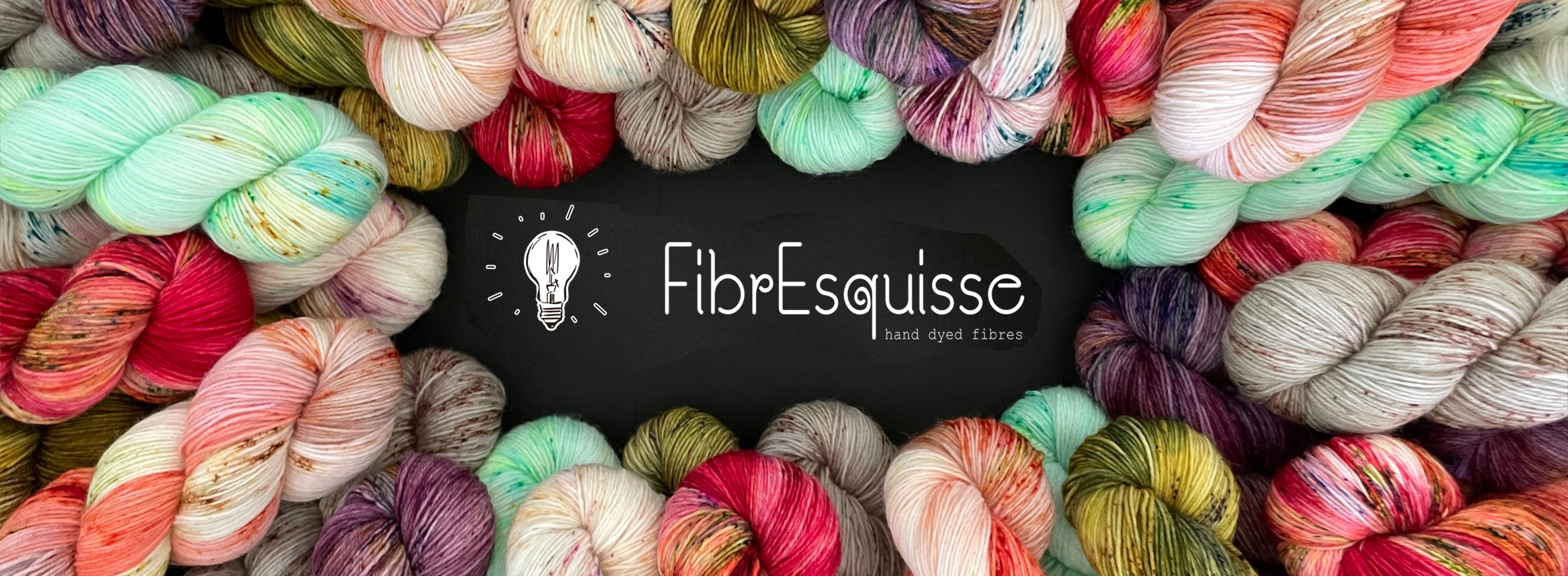 Hand dyed yarn 北の手染め毛糸：FibrEsquisse（ファイバーエスキス）
