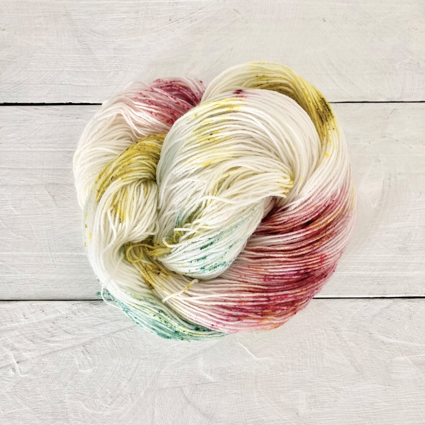 Hand-dyed yarn No.87 sock yarn "Våren"