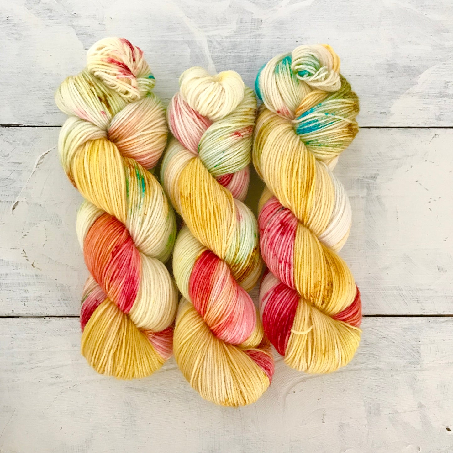 Hand-dyed yarn No.75 sock yarn "Kaiser-Walzer"