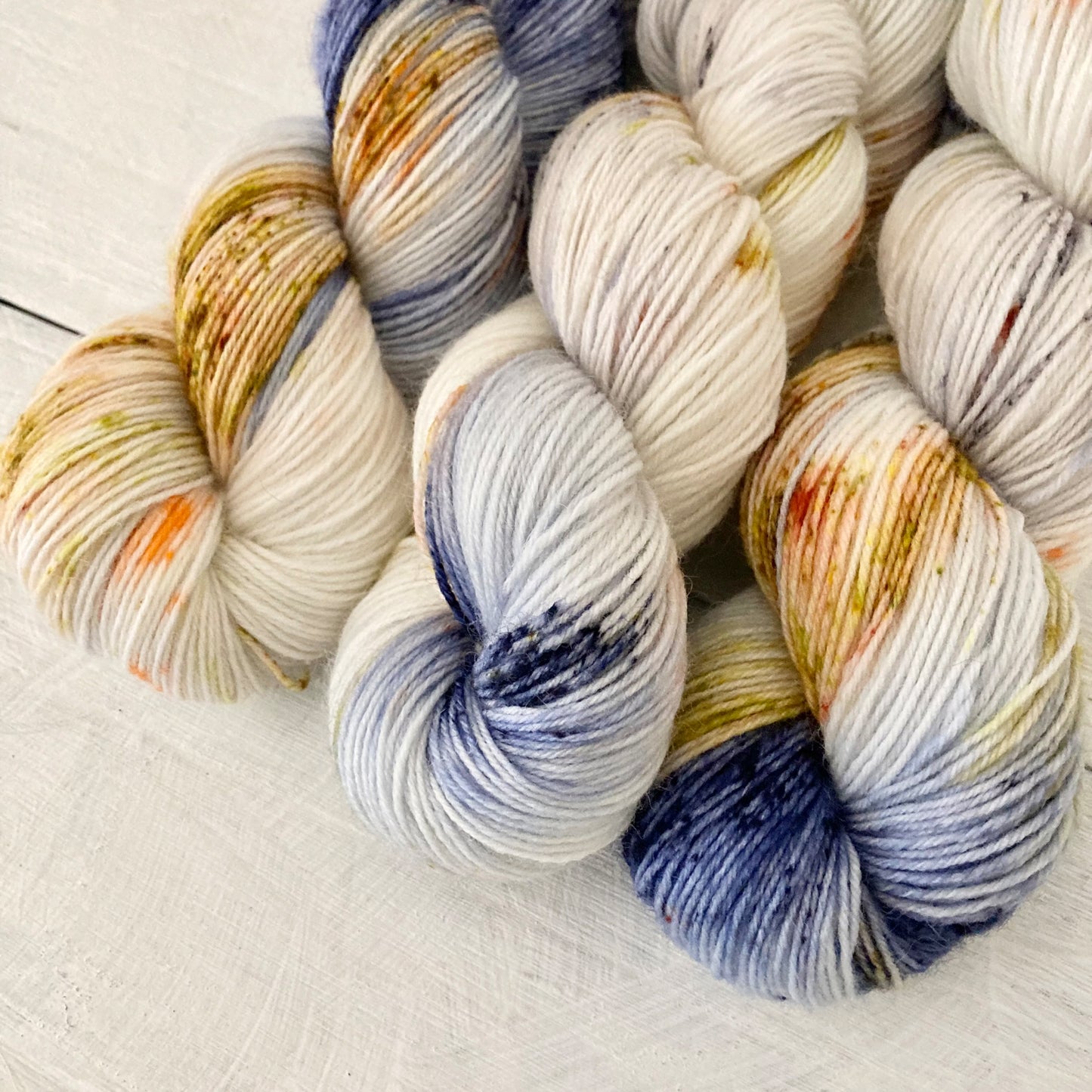 Hand-dyed yarn No.80 sock yarn "Gute Nacht"