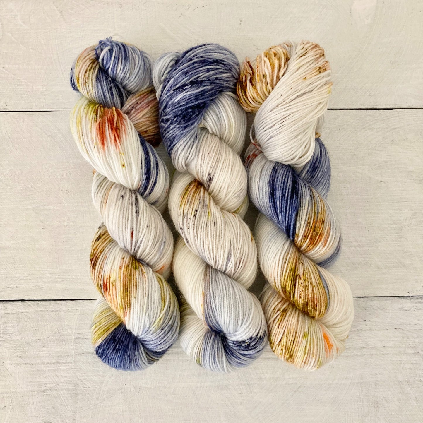 Hand-dyed yarn No.80 sock yarn "Gute Nacht"