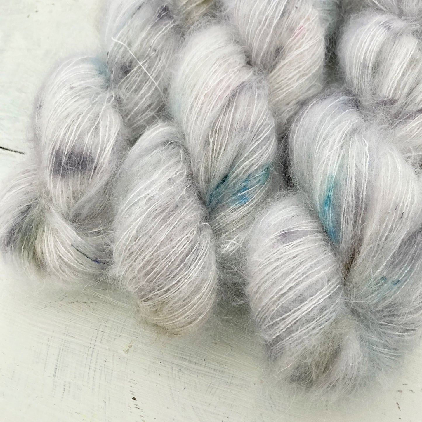 手染め糸 No.167 キッドモヘア&シルク「Nuages」