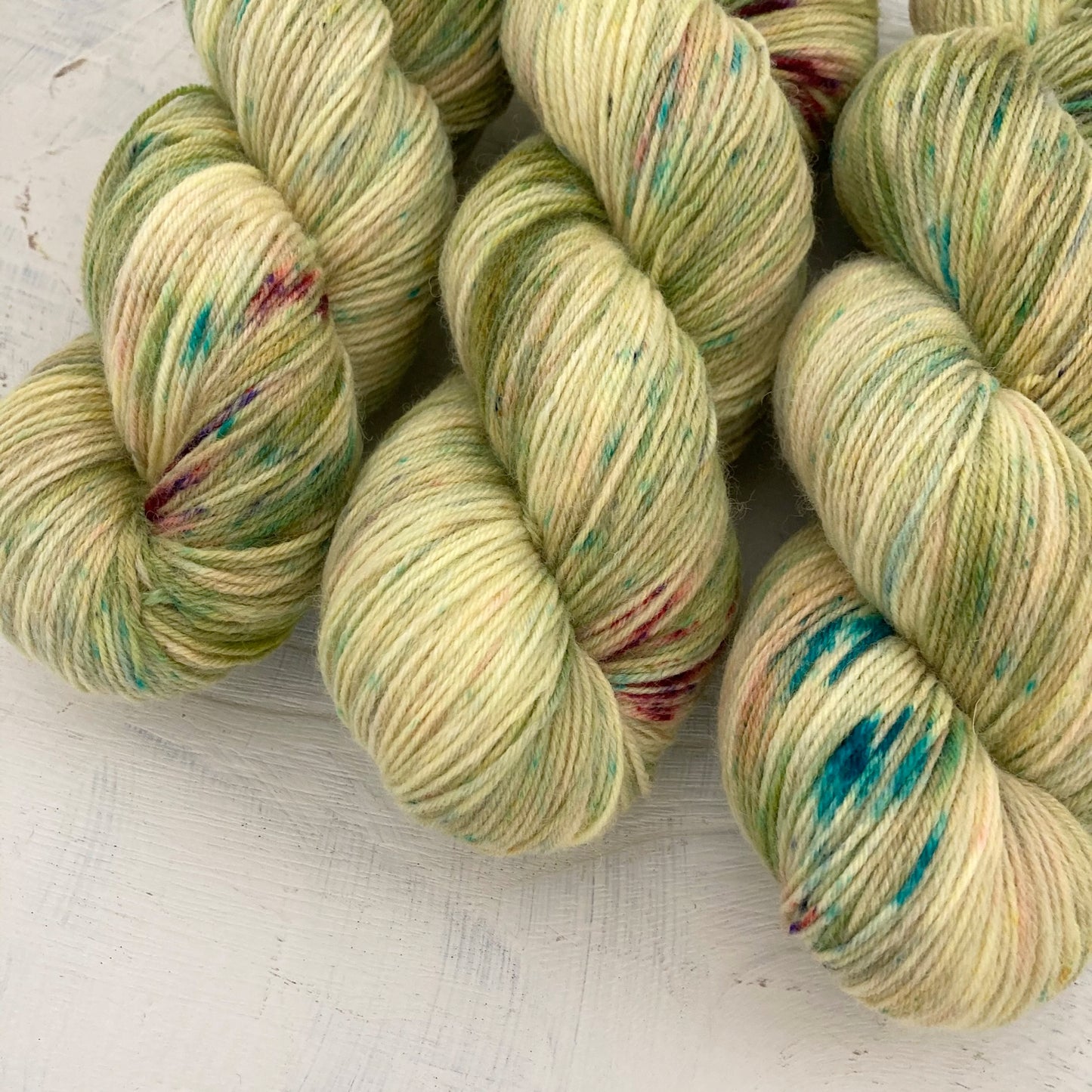 Hand-dyed yarn No.154 sock yarn "Heiseiyama"