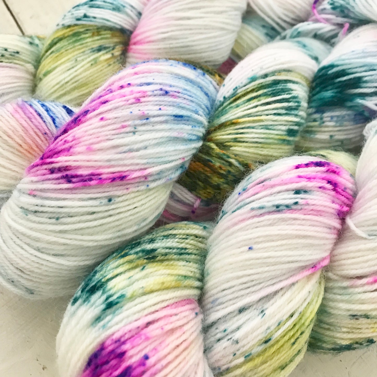 Hand-dyed yarn No.92 sock yarn "Les collines d'Anacapri"