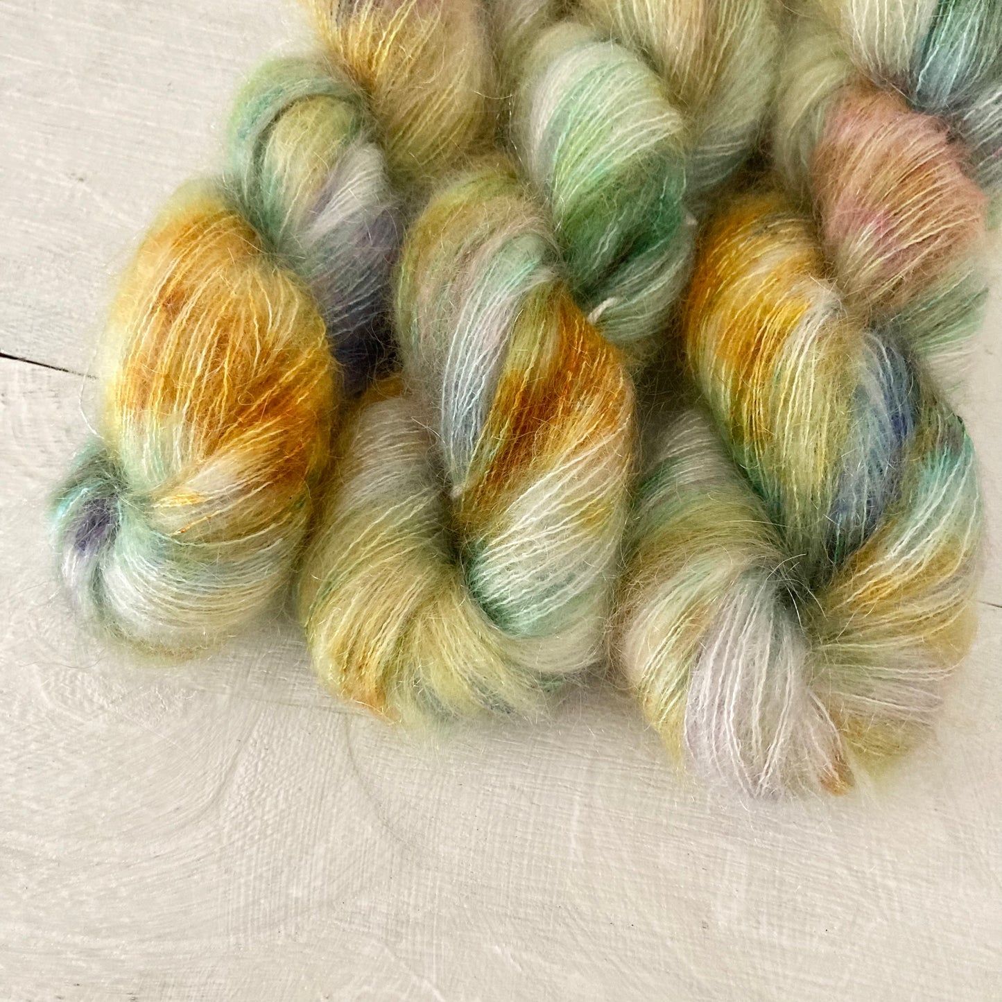 手染め糸 No.194 キッドモヘア&シルク「Sicilienne」