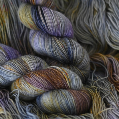 Hand-dyed yarn No.138 sock yarn "Pamina"