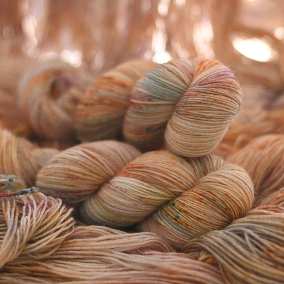 手染め糸 No.450 ソックヤーン「Dulces exuviae」