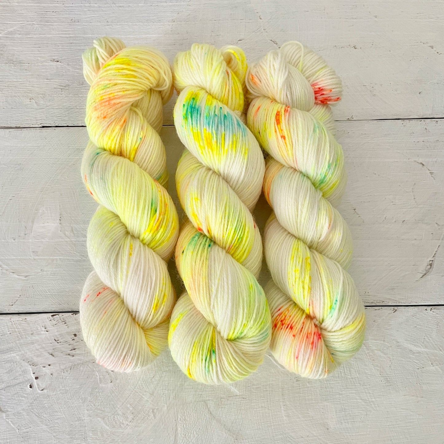 手染め糸 No.390 ソックヤーン「Daffodils」