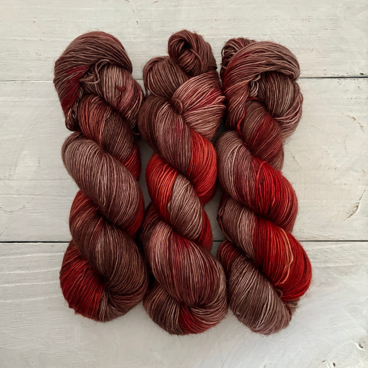 手染め糸 No.420 メリノ1-ply「Nun komm der Heiden Heiland」