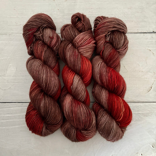 手染め糸 No.420 メリノ1-ply「Nun komm der Heiden Heiland」