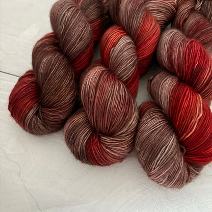 手染め糸 No.420 メリノ1-ply「Nun komm der Heiden Heiland」