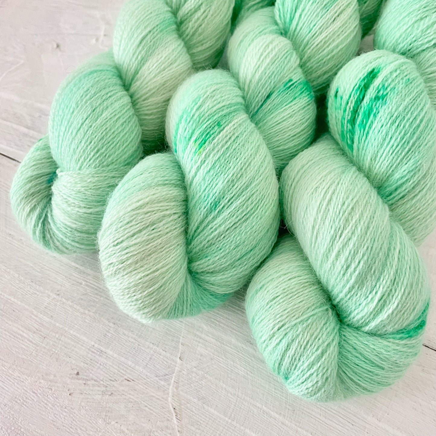 Hand-dyed yarn No.113 lace "Frühling übers Jahr"