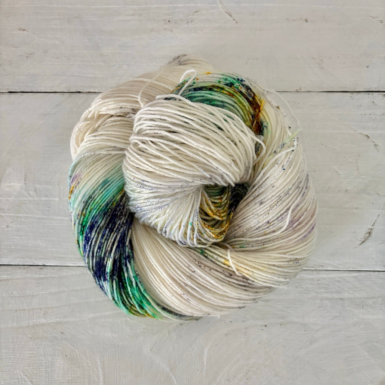 手染め糸 No.438 ソックヤーン「Dover Beach」