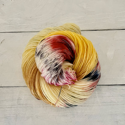 Hand-dyed yarn No.8 sock yarn "Der König in Thule"