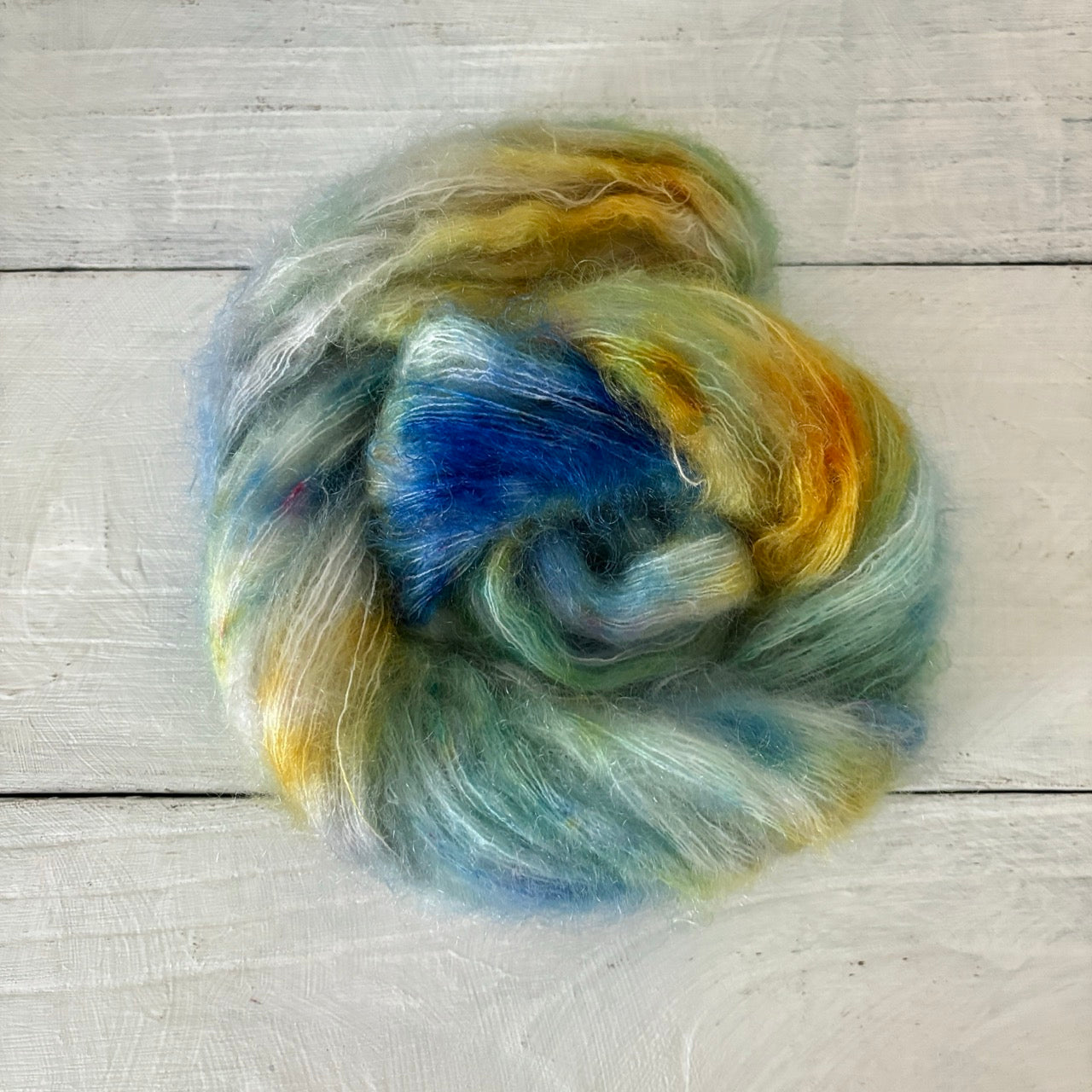 手染め糸 No.194 キッドモヘア＆シルク「Sicilienne」
