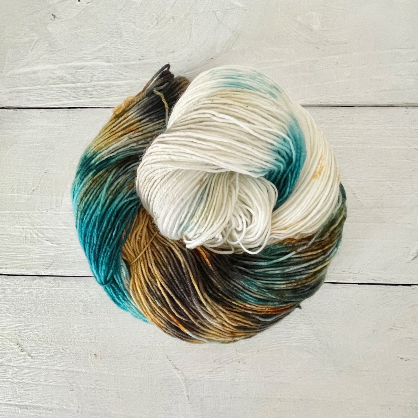 Hand-dyed yarn No.205 sock yarn "Gretchen am Spinnrade"