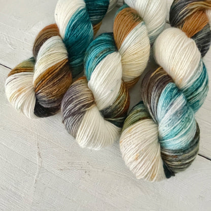 手染め糸 No.205 ソックヤーン「Gretchen am Spinnrade」