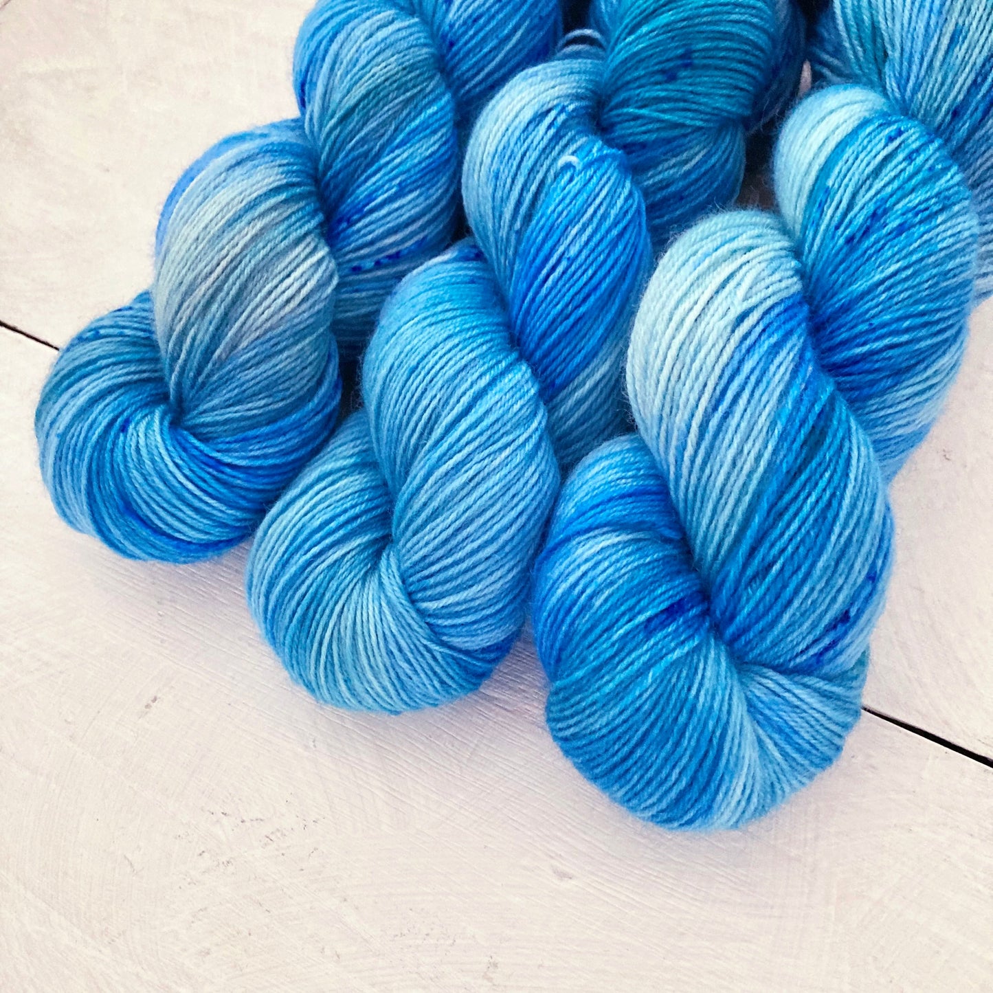 Hand-dyed yarn No.225 sock yarn "Neptune, The Mystic"