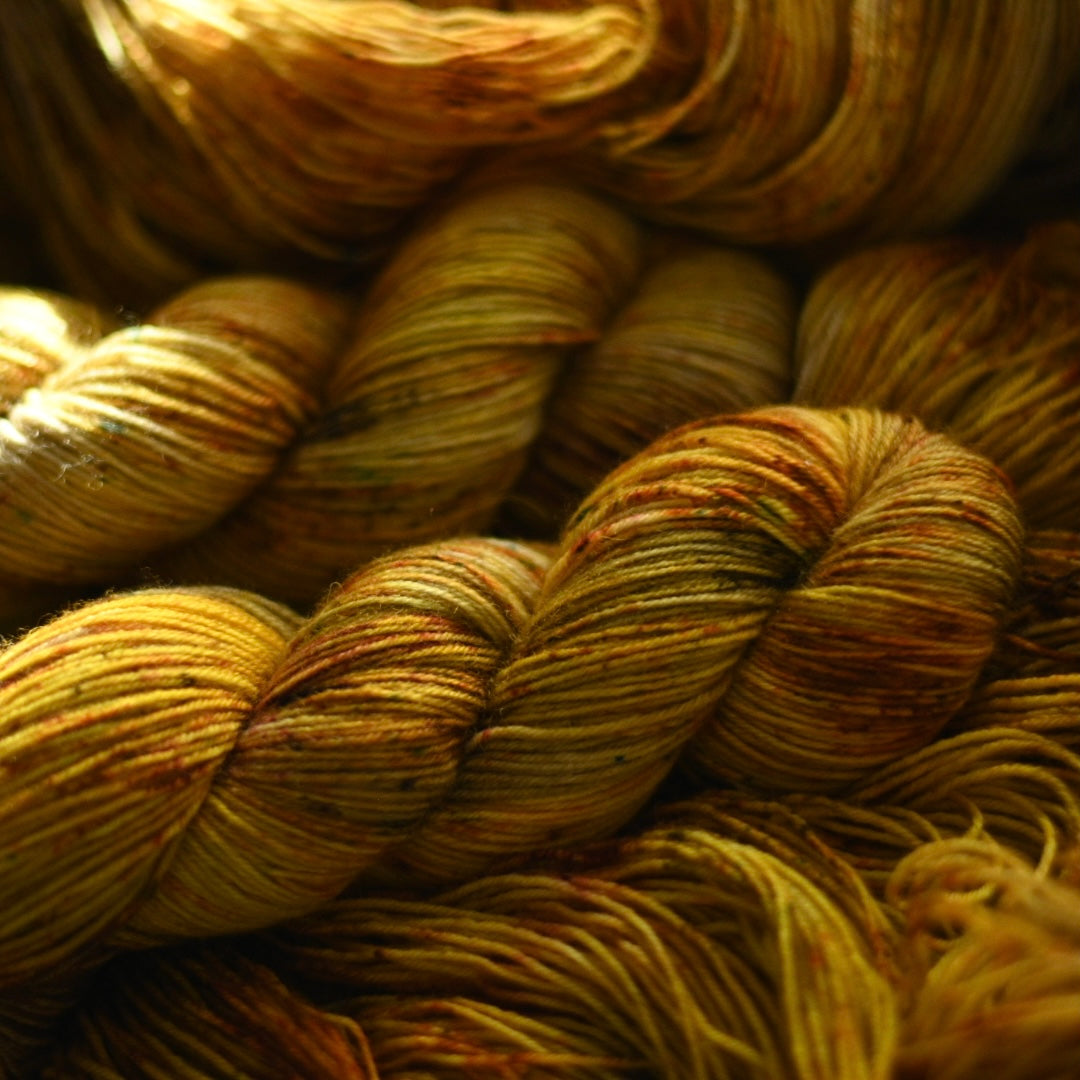 Hand-dyed yarn No.256 sock yarn "Herbstlied" 