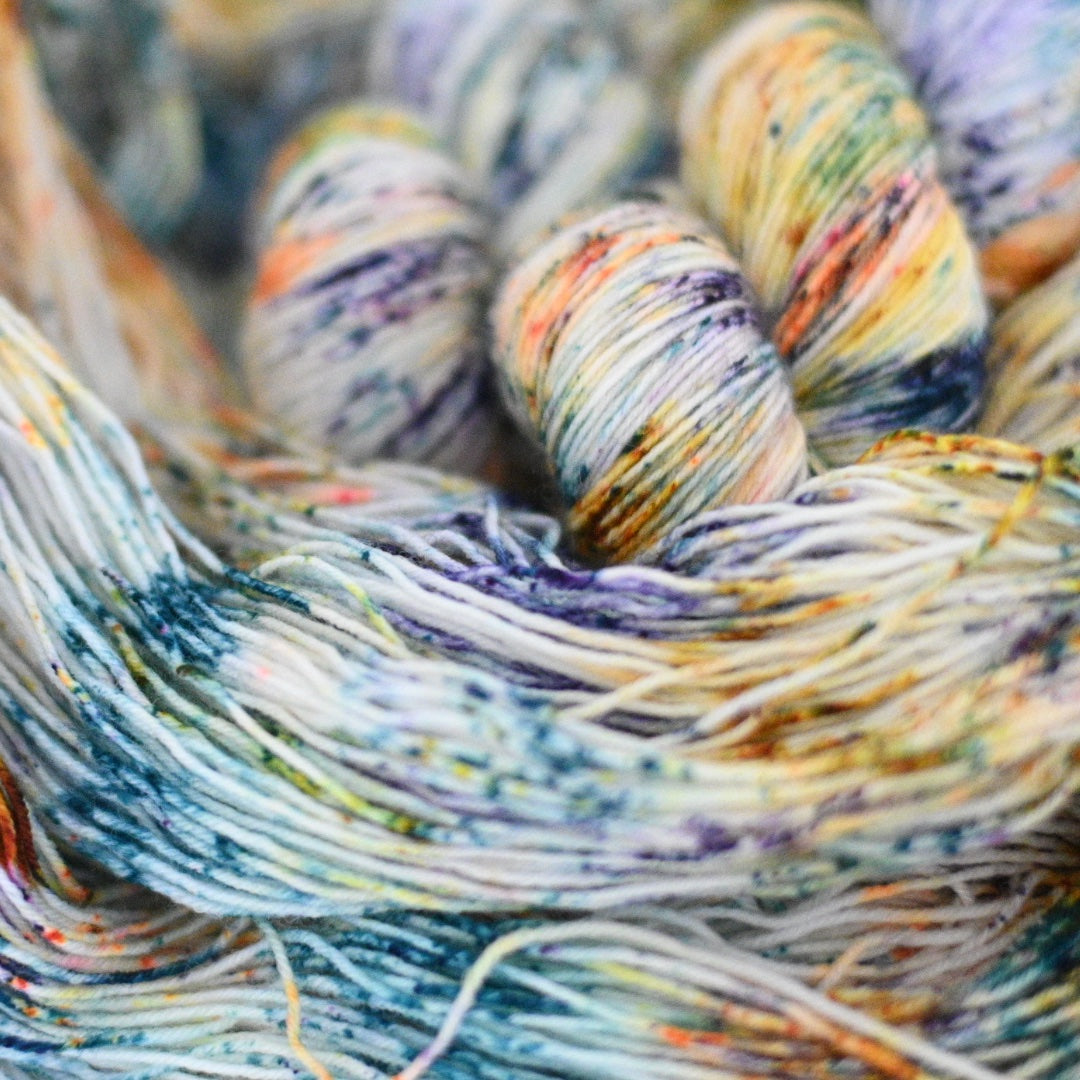 Hand dyed thread No.262 sock yarn "" 
