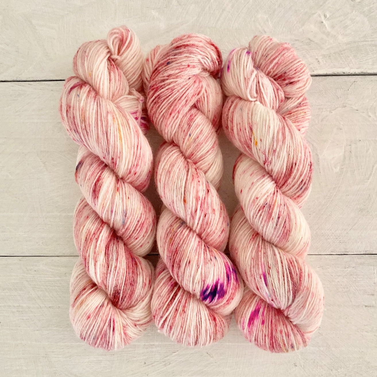 Hand-dyed yarn No.235 sock yarn "Tutti i fior" 