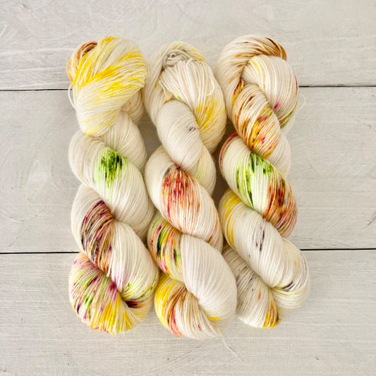 Hand-dyed yarn No.250 sock yarn "Adelaide"
