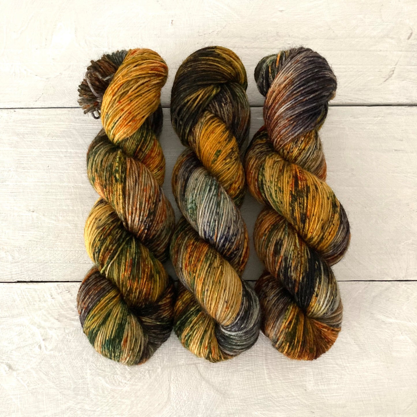 Hand-dyed yarn No.252 sock yarn "Aufenthalt"