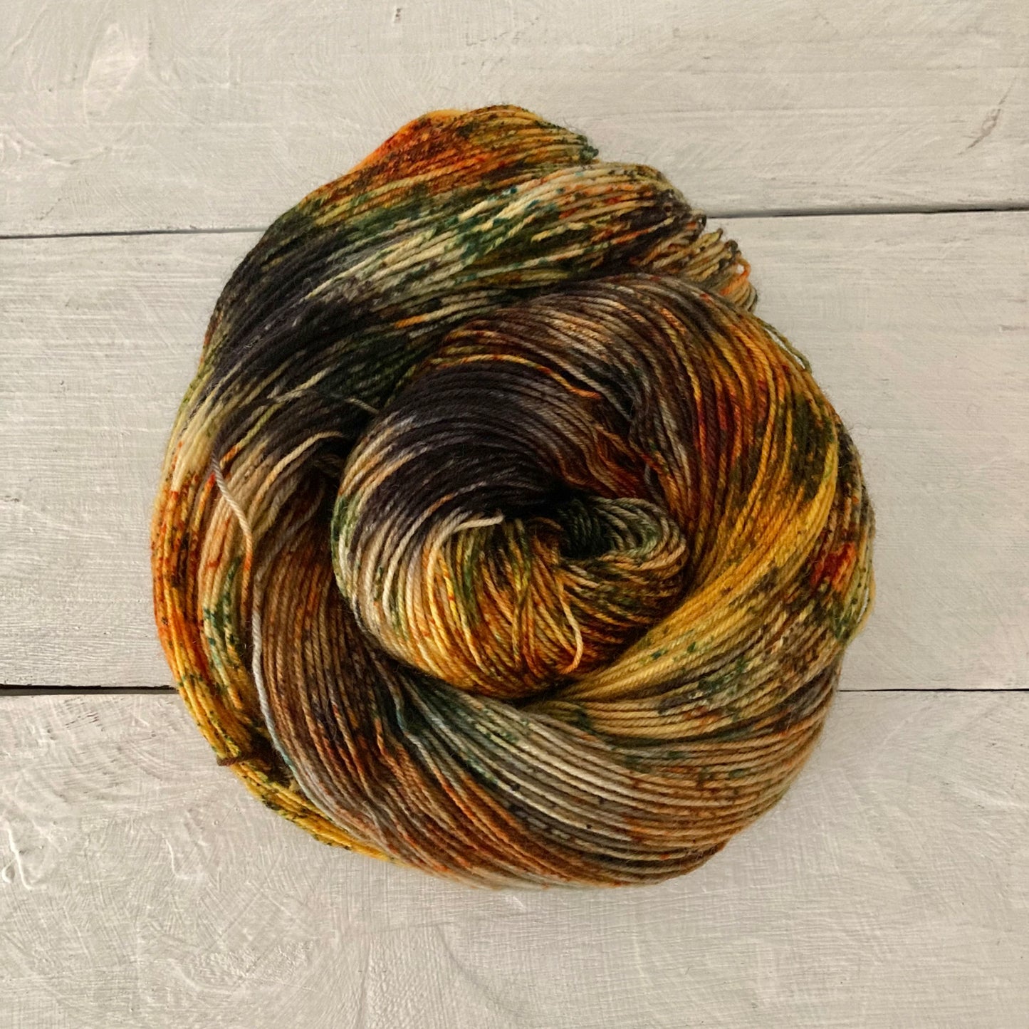 Hand-dyed yarn No.252 sock yarn "Aufenthalt"