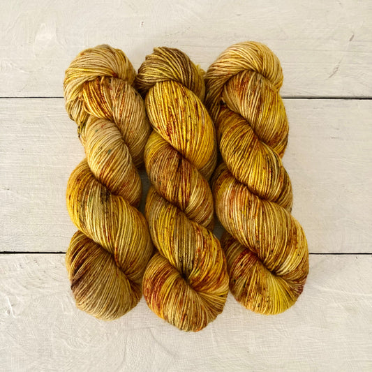 Hand-dyed yarn No.256 sock yarn "Herbstlied" 
