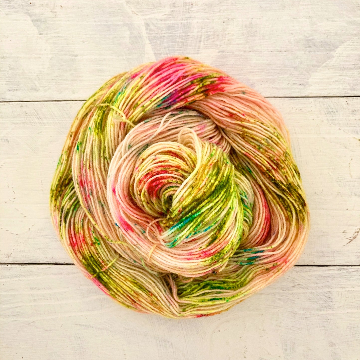 Hand-dyed yarn No.124 sock yarn "Turandot"