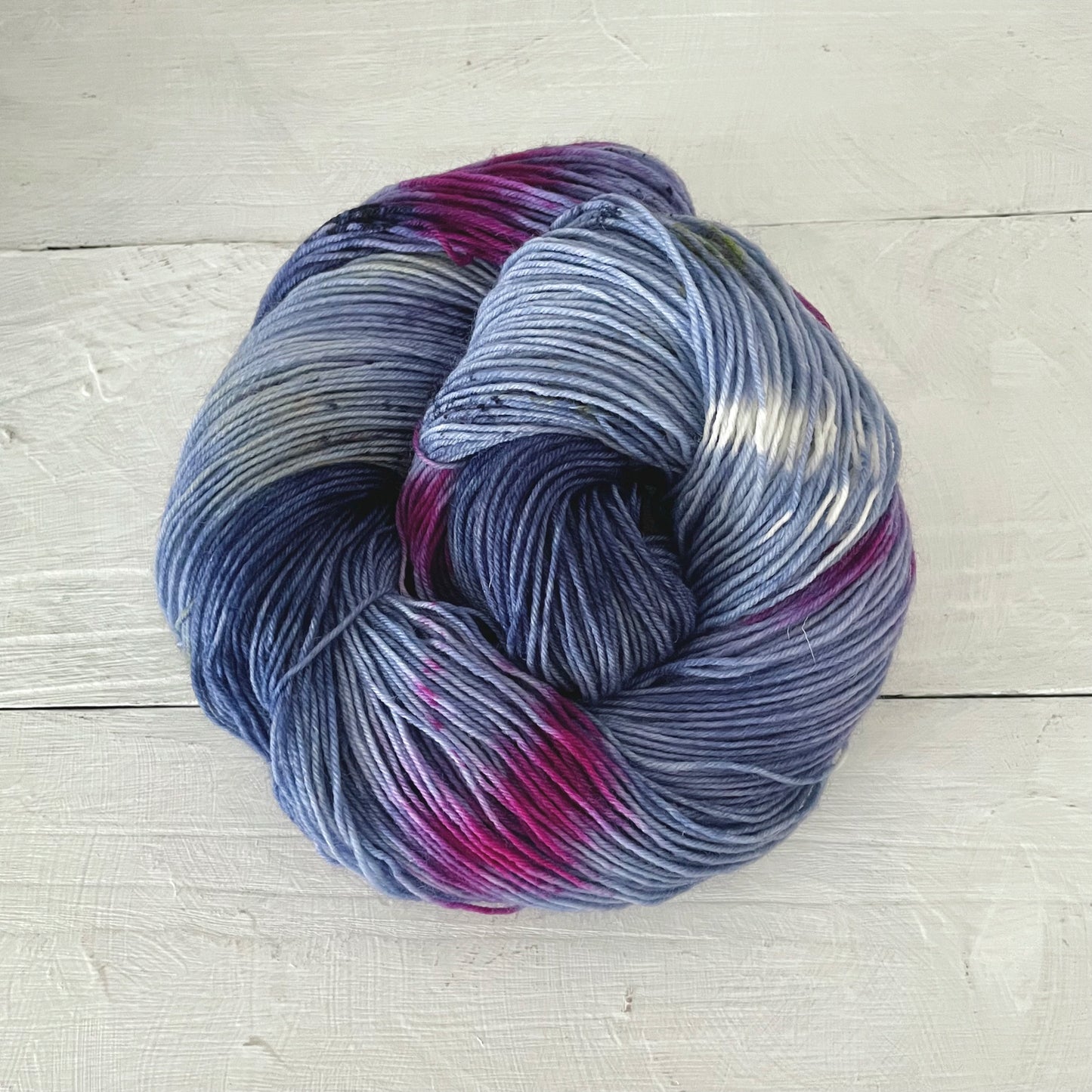 Hand-dyed yarn No.5 sock yarn "Nachtviolen"