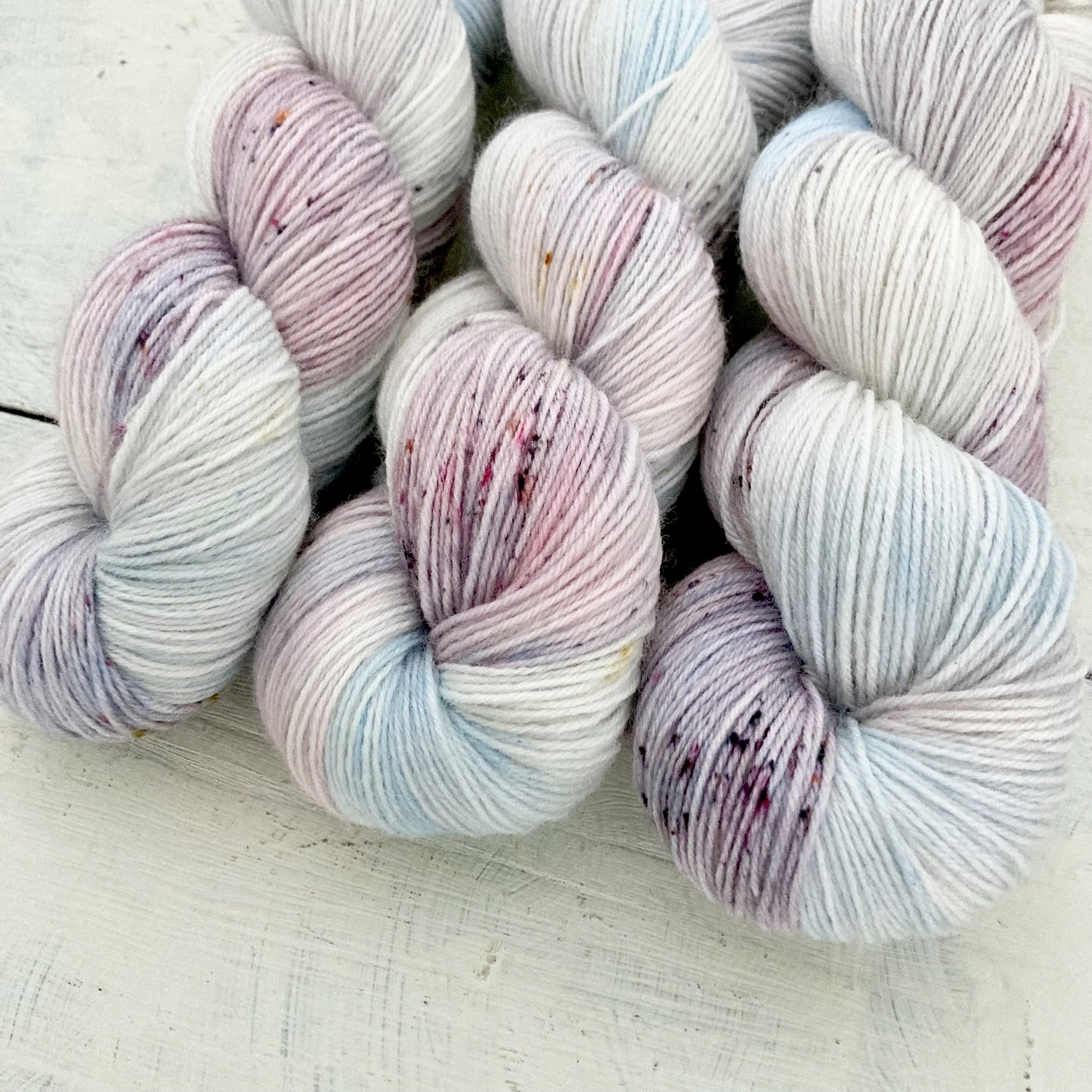 Hand-dyed yarn No.178 sock yarn "La vallée des cloches"