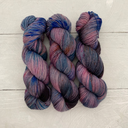 Hand-dyed yarn No.221 sock yarn "Az éjszaka zenéje"