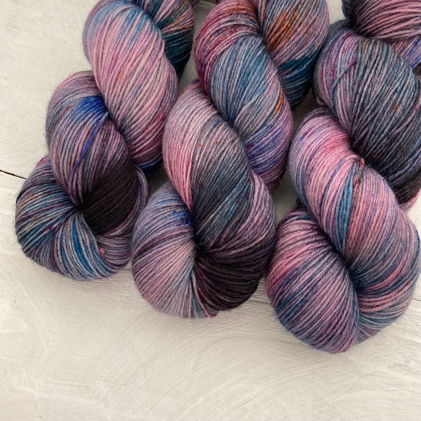 Hand-dyed yarn No.221 sock yarn "Az éjszaka zenéje"