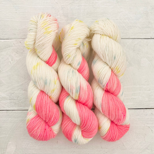 Hand-dyed yarn No.227 sock yarn "Das Kinderspiel" 
