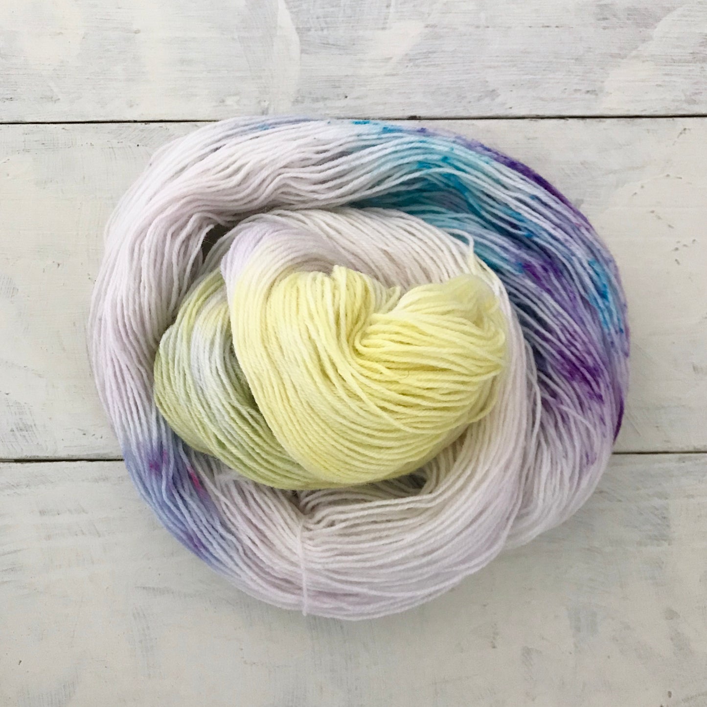 Hand-dyed yarn No.6 sock yarn "Rusalka"