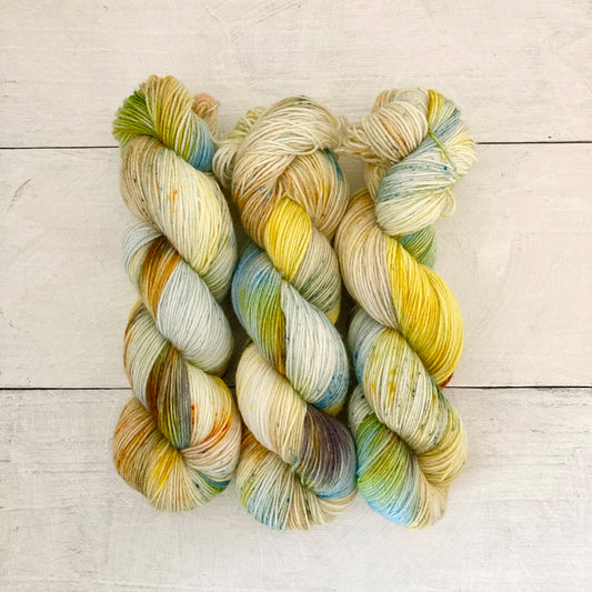 Hand-dyed yarn No.228 sock yarn "Gondoliera"