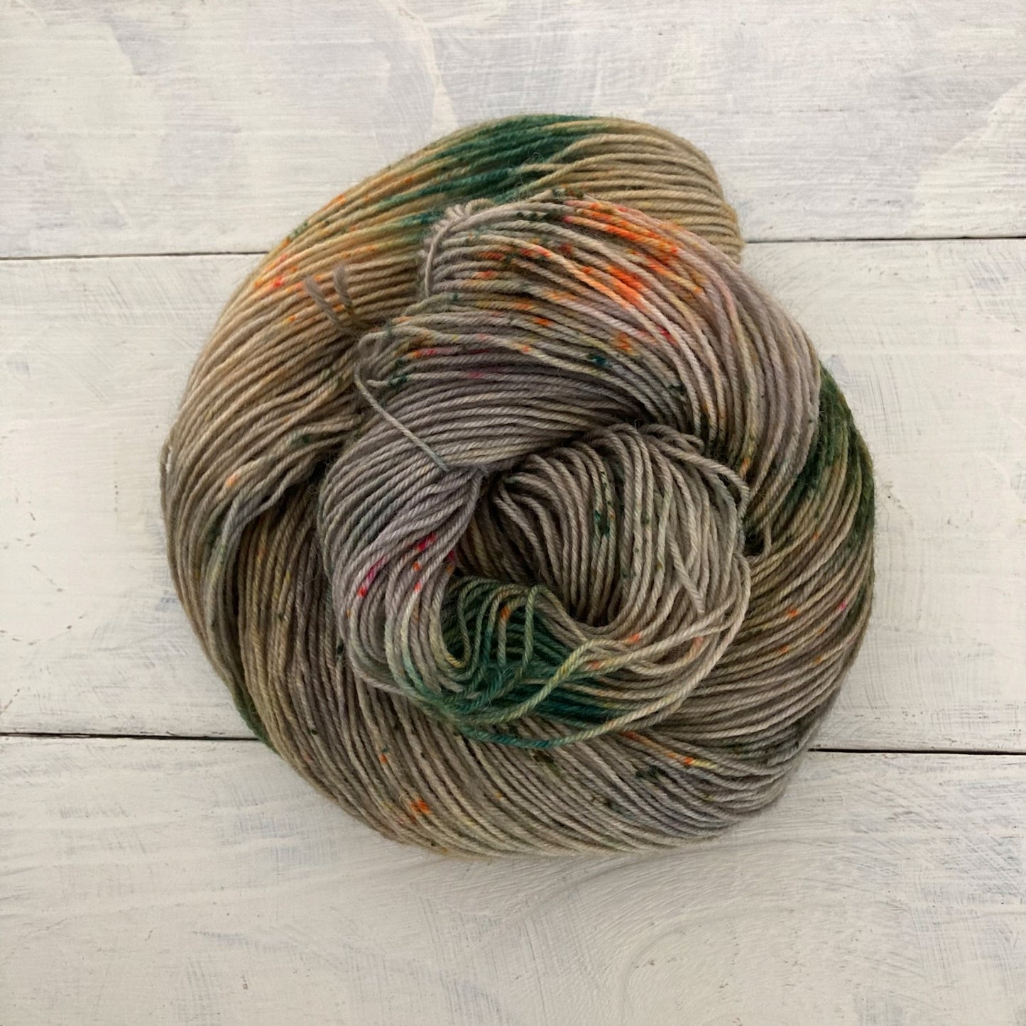 Hand dyed yarn No.187 sock yarn "In der Ferne"