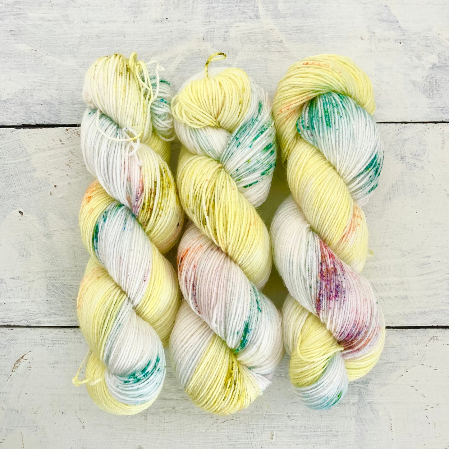 Hand-dyed yarn No.46 sock yarn "Variations in G"