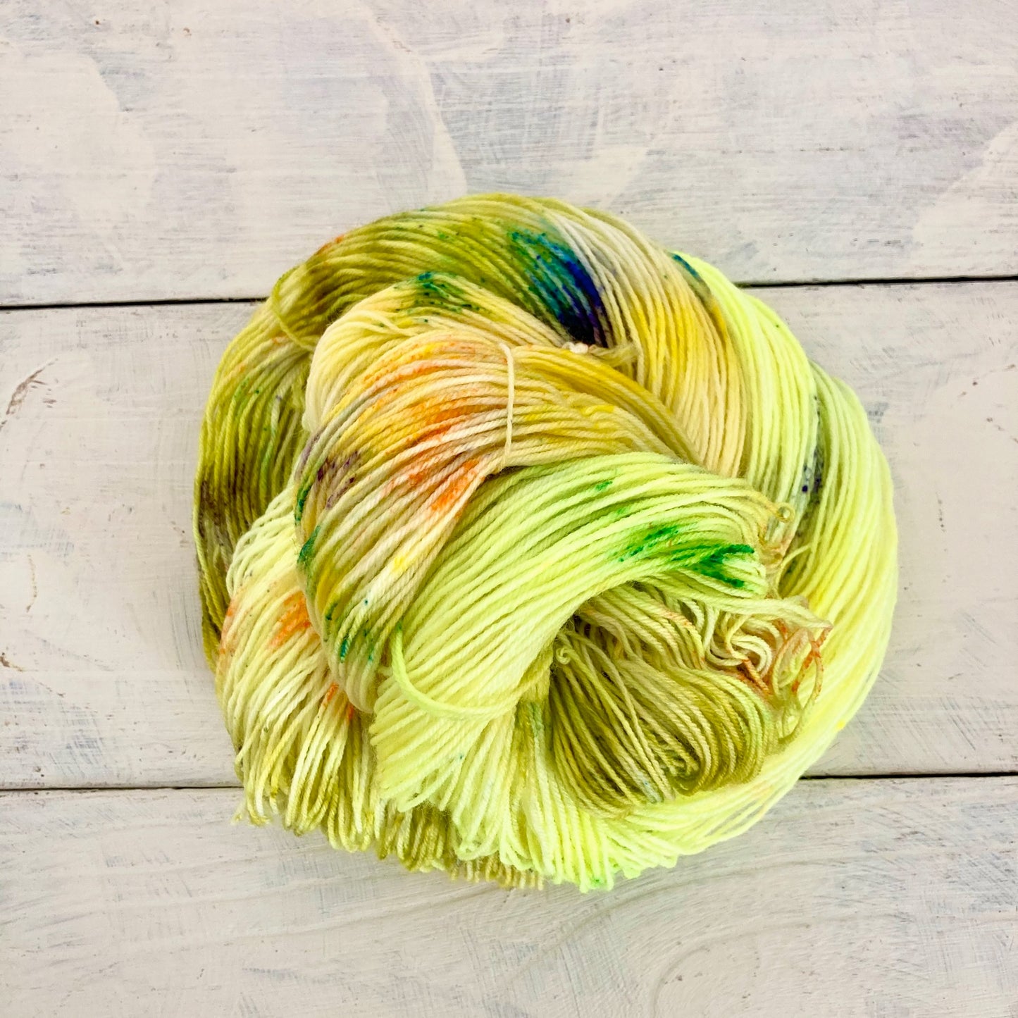 Hand-dyed yarn No.157 sock yarn "Vogel als Prophet"