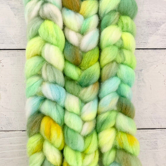 Hand-dyed wool Corridale No.9 "Ging Heut' Morgen Uber's Feld"