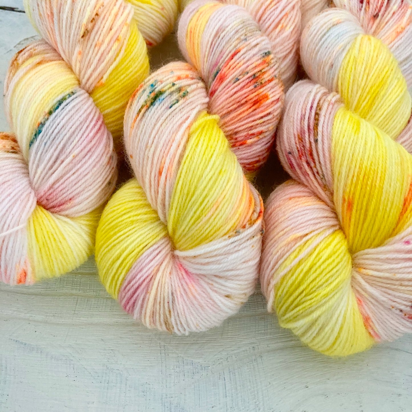 Hand-dyed yarn No.151 sock yarn "Frühlingsglaube"
