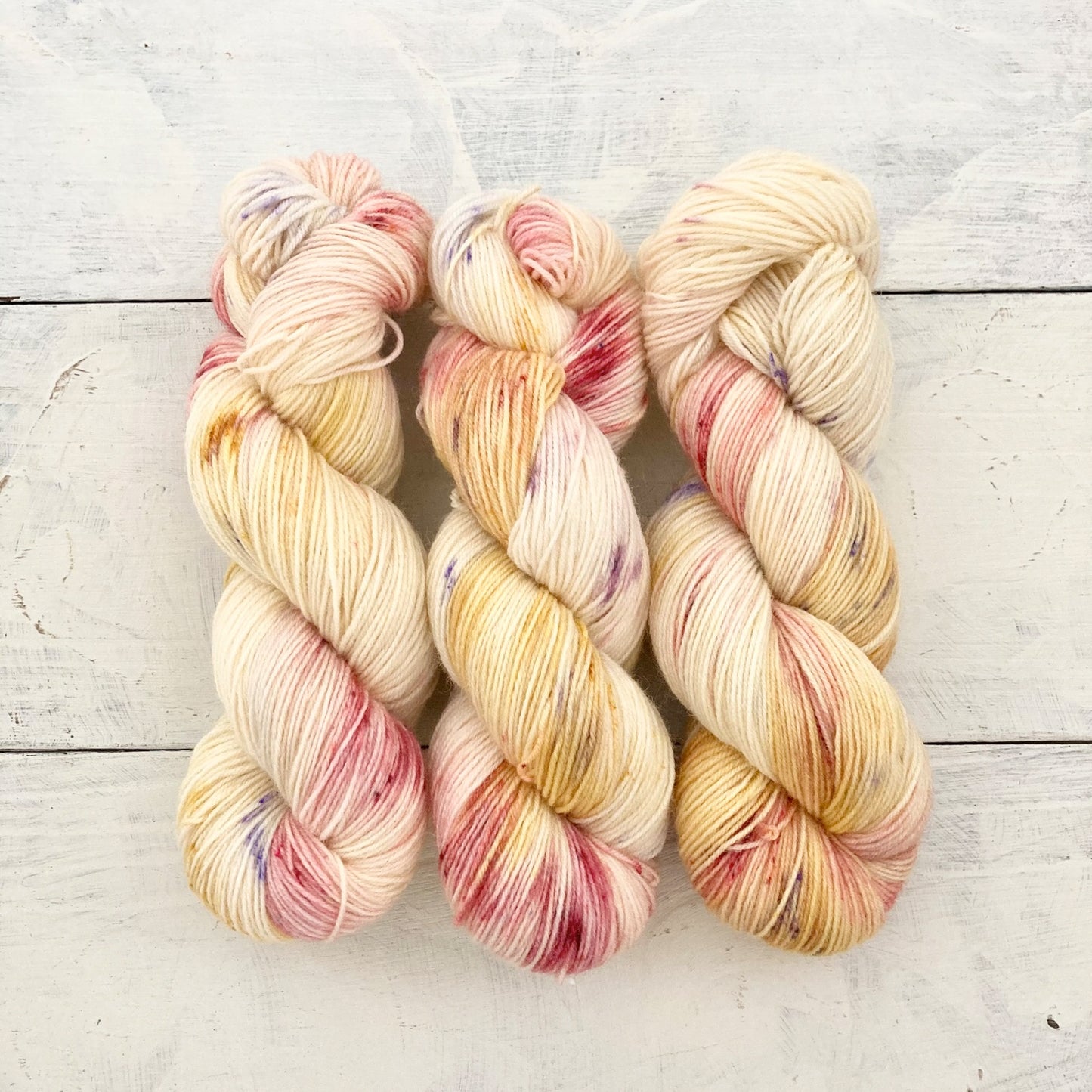 Hand-dyed yarn No.113 sock yarn "Frühling übers Jahr"