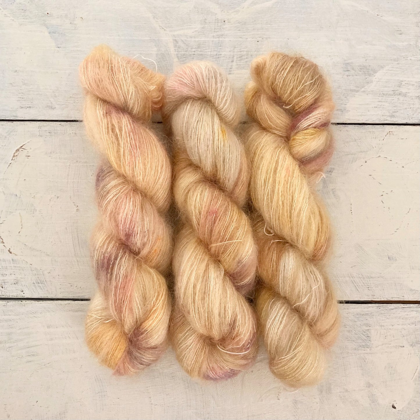 Hand Dyed Yarn No.139 Kid Mohair &amp; Silk "Morgen!"