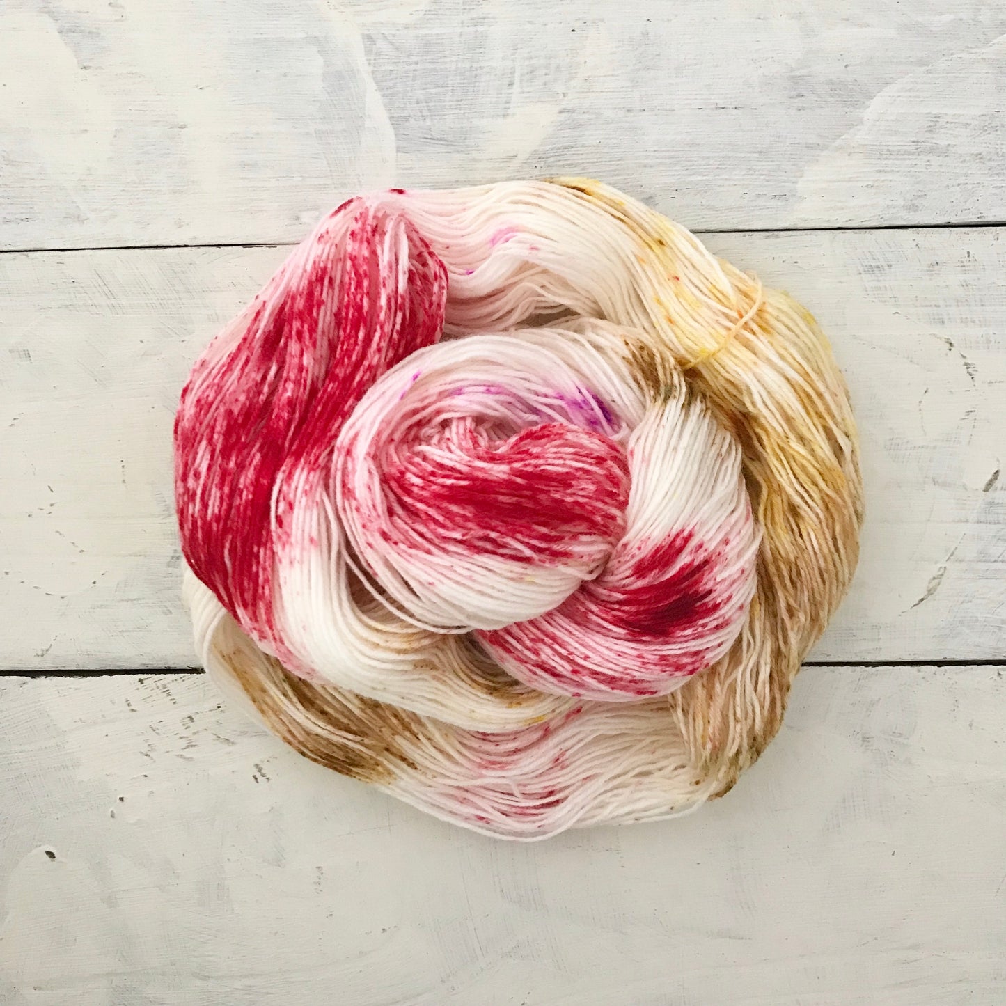 Hand-dyed yarn No.78 sock yarn "Musetta"